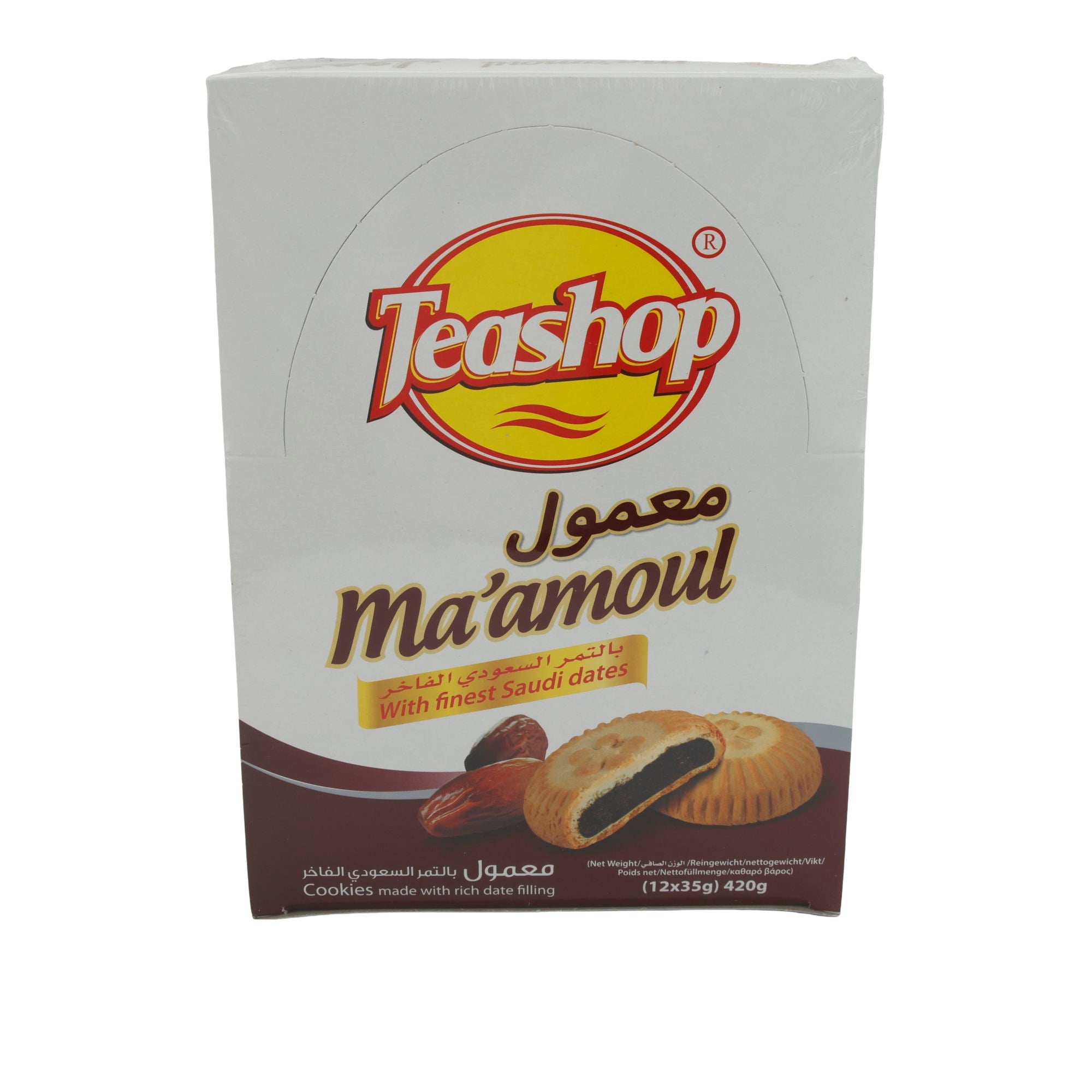 Kekse Teashop | Ma’amoul | Traditionell, mit Dattelfüllung | 12 Stück (420 g) TEASHOP
